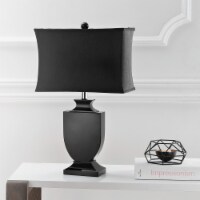 SAFAVIEH Darcy Black Crystal Urn Lamp | Black / Black |