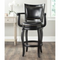 SAFAVIEH Gitano Swivel Bar Stool Black