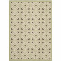 Safavieh CY7017-218-4 4 ft. x 5 ft. -7 in. Rectangle Indoor-Outdoor Courtyard- Beige and Swee