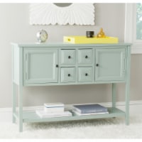 SAFAVIEH Charlotte Storage Sideboard Aqua Smoke