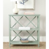SAFAVIEH Liam 2-Tier Open Bookcase Dusty Green