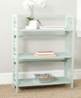 SAFAVIEH Natalie 3-Tier Low Bookcase Celadon