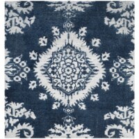 Safavieh STW235B-6SQ Stone Wash Square Area Rug, Indigo - 6 x 6 ft.