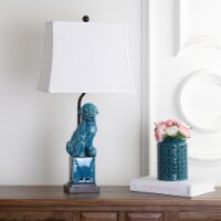 SAFAVIEH Foo Dog Table Lamp (Set of 2) | Blue |