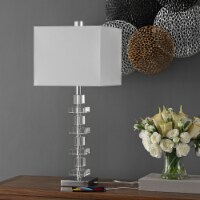 SAFAVIEH Deco Crystal Table Lamp (Set of 2) | Crystal |