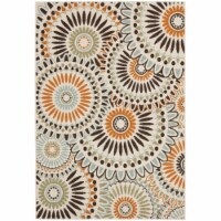 Safavieh VER091-0712-4 4 ft. x 5 ft.-7 in. Veranda Power Loomed Small Rectangle Area Rug, Cre