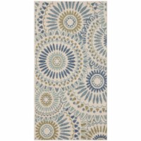 Safavieh VER091-0614-3 2 ft.-7 in. x 5 ft. Veranda Power Loomed Small Rectangle Area Rug, Cre