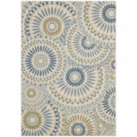 Safavieh VER091-0614-4 4 ft. x 5 ft.-7 in. Veranda Power Loomed Small Rectangle Area Rug, Cre