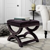 Safavieh MCR4645F Mystic Ottoman Purple Grape