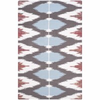 Safavieh DHU647A-6 Dhurries Hand Woven Flat Weave Rectangle Rug- Multi- 6 x 9 ft.