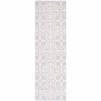Safavieh CAM133C-28 Cambridge Hand Tufted Runner Rug, Lavander & Ivory - 2 ft.-6 in. x 8 ft.