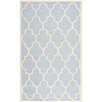 SAFAVIEH Cambridge CAM134A Light Blue / Ivory Rug 5' x 8'