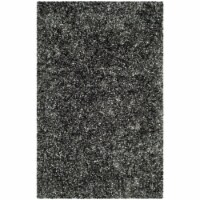 SAFAVIEH Malibu Shag MLS431C Handmade Charcoal Rug 2' 6 x 4'