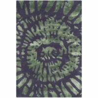 Safavieh CPR411C-2 Capri Hand Tufted Rectangle Rug- Lavander - Sage- 2 x 3 ft.