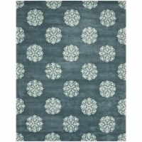 SAFAVIEH Soho Collection SOH424B Handmade Blue Rug 9' 6  x 13' 6