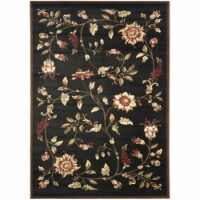 Safavieh LNH552-9091-9 8 ft. 9 in. x 12 ft. Large Rectangle Lyndhurst Black & Multi Color Tra