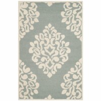 Safavieh MSR4545A-4 Martha Stewart Tufted & Hand Loomed Rectangle Rug, Arrowroot - 4 x 6 ft.