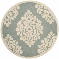 SAFAVIEH Martha Stewart MSR4545A Handmade Arrowroot Rug 4' round