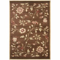 Safavieh LNH552-2591-5 5 ft. 3 in. x 7 ft. 6 in. Medium Rectangle Lyndhurst Brown & Multi Col