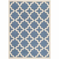 Safavieh Courtyard Blue Indoor Outdoor Rug - 9' x 12'
