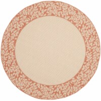 Safavieh CY0727-3201-7R 6 Ft. - 7 In. x 6 Ft. - 7 In. Round- Indoor - Outdoor Courtyard Natur