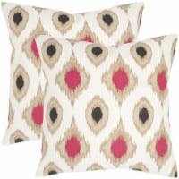 SAFAVIEH Miranda Pillow Set of 2 Taupe PIL924A-2222-SET2