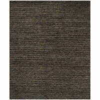 SAFAVIEH Organic ORG215A Handmade Charcoal / Charcoal Rug 6' x 9'