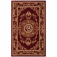 SAFAVIEH Naples Collection NA519B Handmade Burgundy Rug 5' x 8'