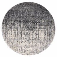 SAFAVIEH Retro RET2770-9079 Black / Light Grey Rug 8' round