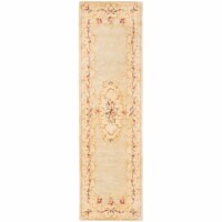 Safavieh BRG166B-28 2 ft.-3 in. x 8 ft. Runner Traditional Bergama- Light Green and Beige Han