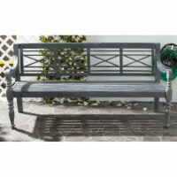 Safavieh Karoo Classic Garden Bench in Ash Gray