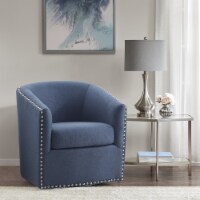 Gracie Mills Swivel Chair - GRACE-8250 Blue