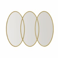 Gracie Mills Trio Wall Mirror Gold