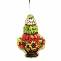 Home & Garden Pumpkin Topiary Hang Around Pvc Autumn Flowers 3116.