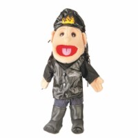 Sunny Toys GL3814 14 In. Biker In Leather Jeans - Female- Glove Puppet