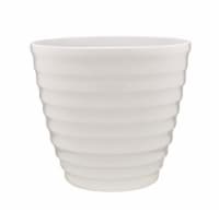 Southern Patio® Beehive Planter with Saucer - White
