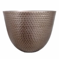 Southern Patio 7009341 12 in. dia. Resin Barnett Patio Planter - Copper