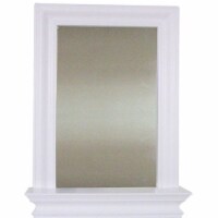 Bowery Hill Wall Mirror in White