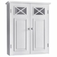 Atlin Designs 2 Door Wall Cabinet in White