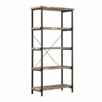Scranton & Co 4 Shelf Modern Bookcase in Salvaged Cabin