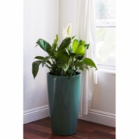 X-Brand PL3448TUR 17 in. Tall Nested Plastic Self Watering Indoor Outdoor Round Planter Pot w