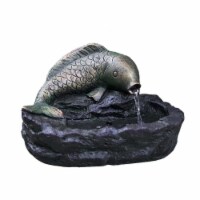 XBrand GE2215FTNA XBrand Fish Spitter Water Fountain, Outdoor Garden, Yard, Lawn, Porch Dcor,