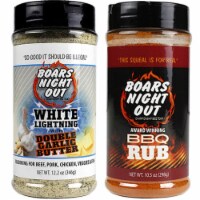 Boars Night Out Bbq Rub White Lighting & White Lightning Double Garlic Butter