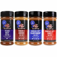 4 Pack Three Little Pigs Sweet Championship Texas Beef Touch of Cherry Dry Rub