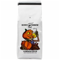 Pumpkin Spice Coffee 16 Oz Ground Medium Roast Blend Ruby Brew Cinnamon Nutmeg