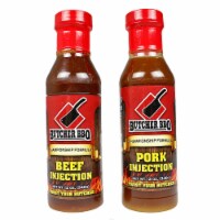 Butcher BBQ Championship Formula Liquid Beef Brisket and Pork Injection 2-Pack