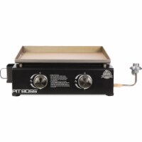 Pit Boss 2-Burner Black 18,000 BTU 289 Sq. In. Outdoor LP Gas Griddle 10557