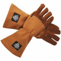 Pit Boss 1 Size Fits Most Tan Heavy-Duty BBQ Grilling Gloves (1-Pair) 76110