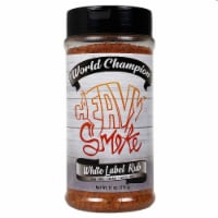 Heavy Smoke White Label BBQ Rub and Seasoning 11 Oz Bottle For Pork Ribs Chicken