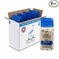 Great River Organic Milling - Oats Steel Cut - Case of 4 - 22 OZ
